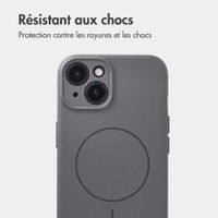 Accezz Coque Grip avec MagSafe Apple iPhone 14 - Gris