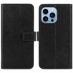 imoshion Étui de télephone portefeuille de luxe Apple iPhone 13 Pro - Noir