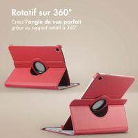 imoshion Coque tablette rotatif à 360° Samsung Galaxy Tab A9 Plus - Rouge foncé