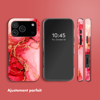 Selencia Coque arrière Vivid avec MagSafe Apple iPhone 17 Pro - Rosy Marble