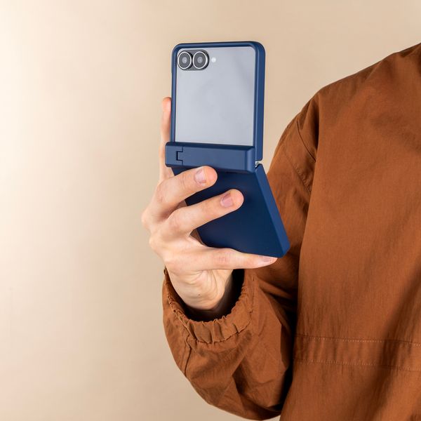 imoshion Color Backcover avec support Samsung Galaxy Z Flip 8 - Bleu foncé