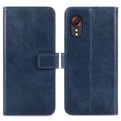 imoshion Étui de télephone portefeuille de luxe Samsung Galaxy Xcover 5 - Bleu foncé