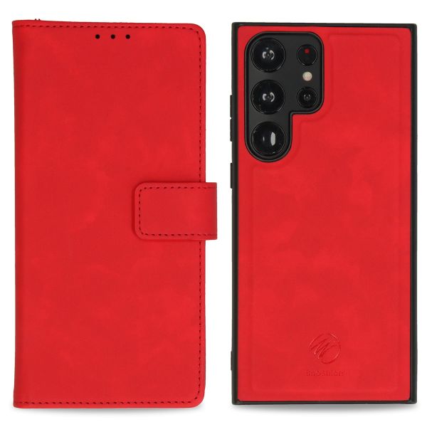 imoshion Etui de télephone luxe 2-en-1 amovible Samsung Galaxy S23 Ultra - Rouge