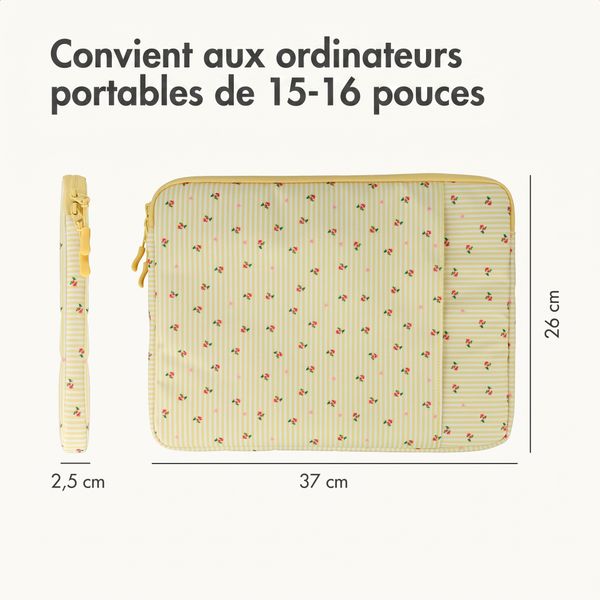 imoshion Pochette ordinateur Design 15-16 pouces - Garden Stripes