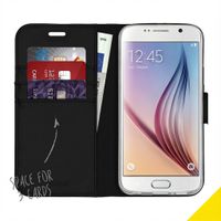 Accezz Étui de télephone Wallet Samsung Galaxy S6 - Noir