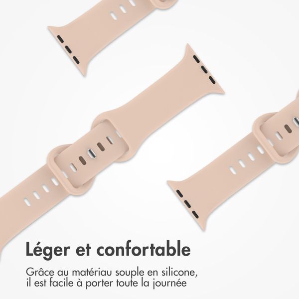 imoshion Bracelet en silicone⁺ Apple Watch | 38/40/41/42 mm - Taille S/M - Sand Pink