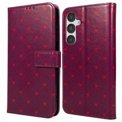 imoshion Étui de télephone portefeuille Design Samsung Galaxy A35 - Crush Check Coral Dust