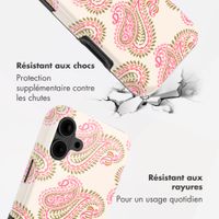 Selencia Coque arrière Vivid avec MagSafe Apple iPhone 16 - Paisley Blush