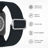 imoshion Bracelet nylon tissé Apple Watch | 44/45/46/49 mm - Gris foncé