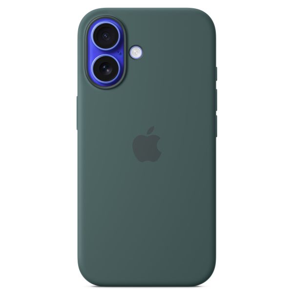 Apple Coque en silicone MagSafe Apple iPhone 16 - Lake Green