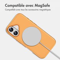 imoshion Coque arrière Color avec Thin MagSafe Ring Apple iPhone 17 - Orange