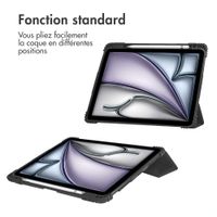 Accezz Coque tablette Rugged Trifold Apple iPad Air 11 pouces (2026) M4 / (2025) M3 / (2024) M2 / Air 5 (2022) / Air 4 (2020) - Noir