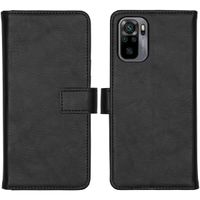 imoshion Étui de télephone portefeuille de luxe Xiaomi Redmi Note 10 (4G) / Note 10S - Noir