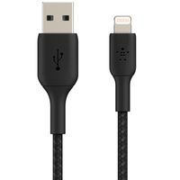 Belkin Câble Lightning vers USB-A tressé BoostCharge Pro - 2 mètres - Noir