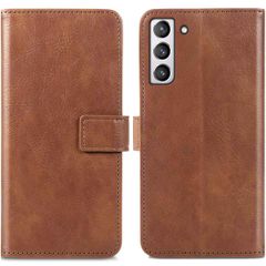 imoshion Étui de télephone portefeuille de luxe Samsung Galaxy S21 FE - Marron