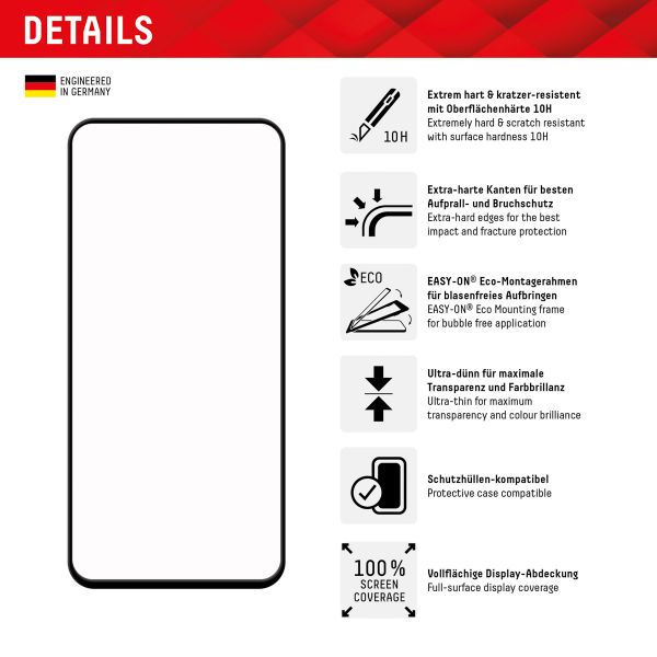 Displex Protection d'écran en verre trempé Real Glass Samsung Galaxy S23 FE