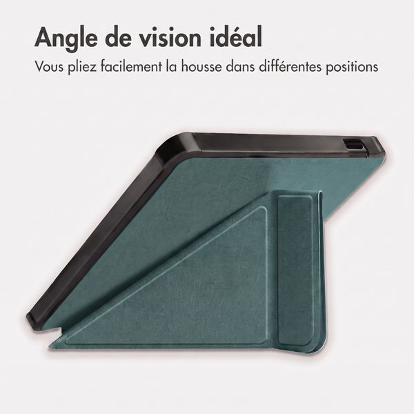 imoshion Étui de liseuse portefeuille Pliable Kobo Libra Colour - Vert foncé