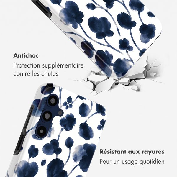 Selencia Coque arrière Vivid Samsung Galaxy A16 - Midnight Blossom