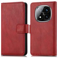 imoshion Étui de télephone portefeuille de luxe Xiaomi Redmi Note 14 Pro Plus (5G) - Rouge