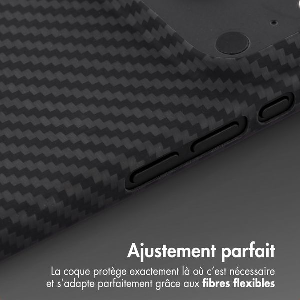 Accezz Coque Kevlar® MagSafe Apple iPhone 18 Pro Max / 17 Pro Max - Noir