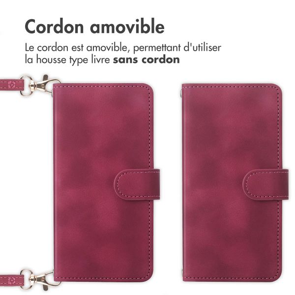 imoshion Etui de télephone portefeuille avec cordon Samsung Galaxy A35 - Rouge