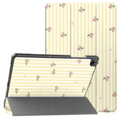 imoshion Coque tablette Design Trifold Samsung Galaxy Tab A11 Plus / A9 Plus - Garden Stripes