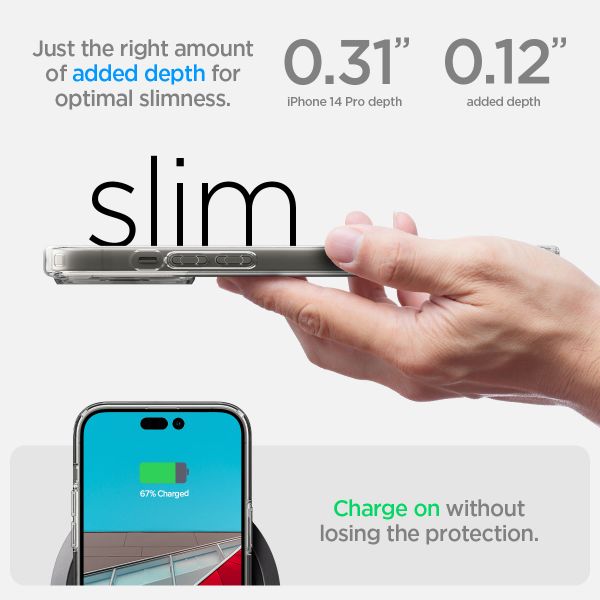 Spigen Coque Ultra Hybrid Apple iPhone 14 Pro - Transparent