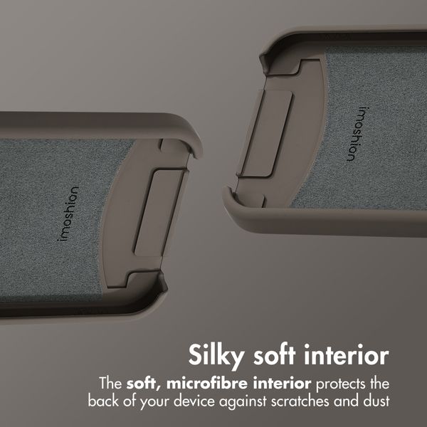 imoshion Coque arrière Color avec cordon amovible et MagSafe Apple iPhone 12 (Pro) - Black Coffee