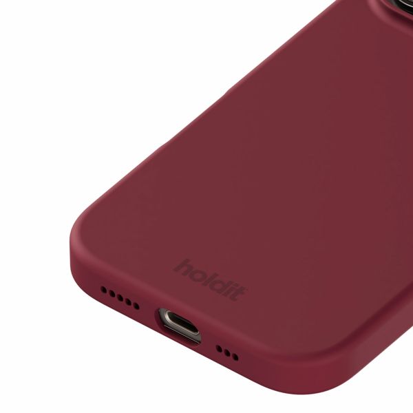 Holdit Coque Silicone Apple iPhone 16 Pro - Red Velvet
