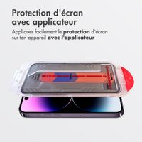 Accezz Protection d'écran en verre trempé avec filtre de confidentialité + Applicateur Apple iPhone 17e / 16e / 14 / 13 / 13 Pro