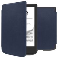 imoshion Étui de liseuse portefeuille Slim Soft Pocketbook Verse / Verse Pro / Verse Pro Color / Vivlio Light / Light HD - Bleu foncé