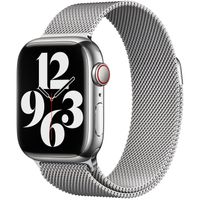 Apple Bracelet à boucle Milanais Apple Watch Series 1 t/m 9 / SE (38/40/41 mm) | Series 10 / 11 (42 mm) - Silver