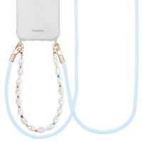 imoshion Ensemble de cordons de téléphone colorés avec perles – Bleu clair