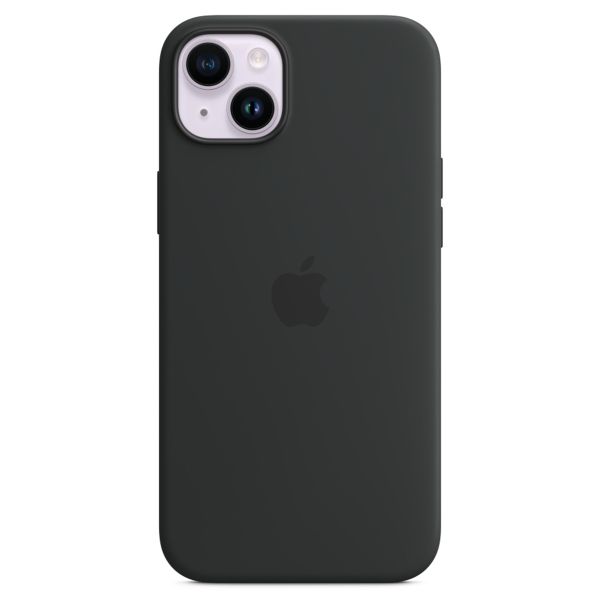Apple Coque en silicone MagSafe Apple iPhone 14 Plus - Midnight