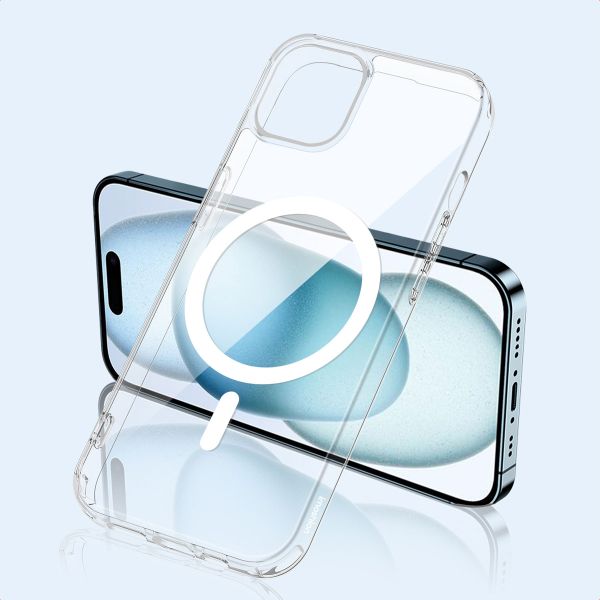 imoshion Coque arrière de protection avec MagSafe Apple iPhone 15 - Transparent
