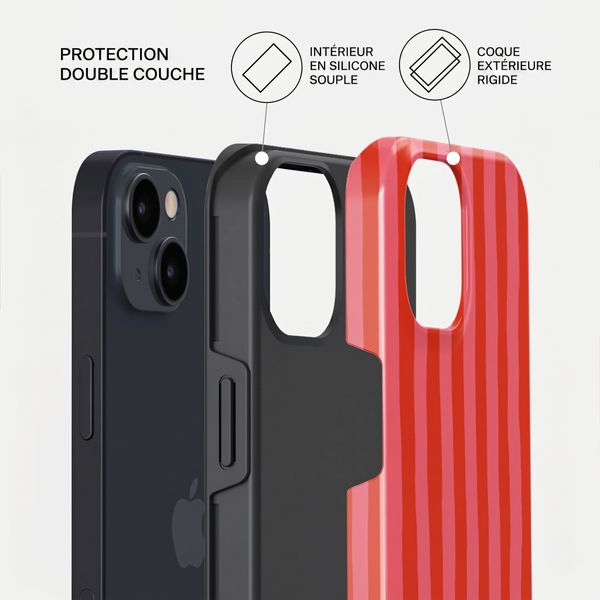 Burga Coque Tough MagSafe Apple iPhone 15 - Pomegranate