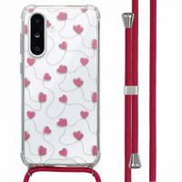 imoshion Coque Design avec cordon Samsung Galaxy A26 - Dusty Rose Connected Hearts