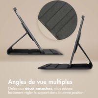 imoshion Coque tablette rotatif à 360° Apple iPad 11 (2025) 11 pouces A16 / iPad 10 (2022) 10.9 pouces - Noir