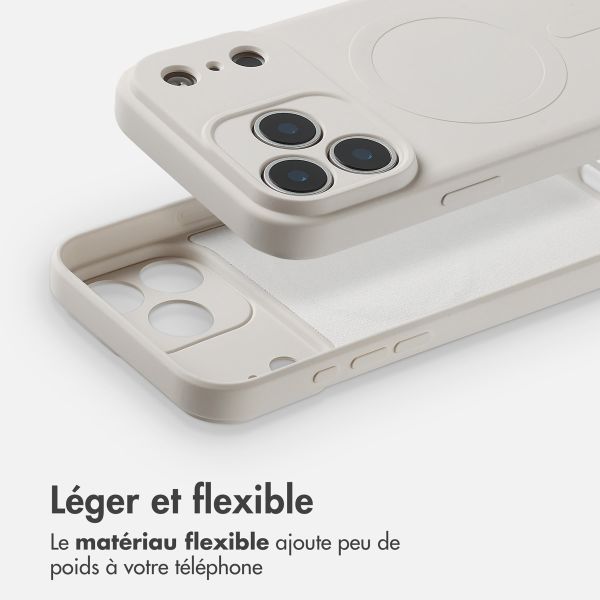 imoshion Coque Couleur avec MagSafe Apple iPhone 17 Pro - Beige