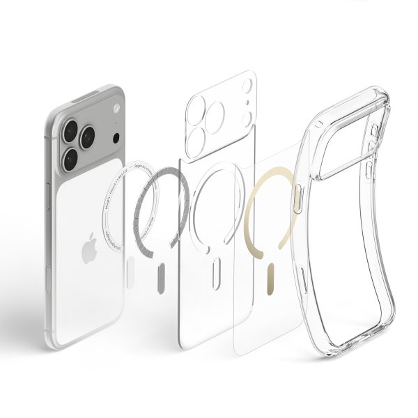 Spigen Coque Ultra Hybrid MagSafe Apple iPhone 18 Pro Max / 17 Pro Max - Clear Gold