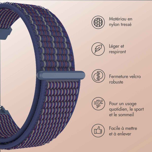 imoshion Bracelet en nylon  - Connexion universelle 20 mm - Indigo