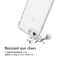 imoshion Coque avec dragonne + bracelet Apple iPhone SE (2022 / 2020) / 8 / 7 - Perles Cœurs
