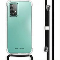 imoshion Coque arrière transparente avec cordon Samsung Galaxy A52(s) (5G/4G) - Noir
