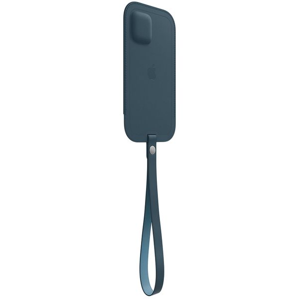 Apple Sacoche en cuir MagSafe Apple iPhone 12 Mini - Baltic Blue