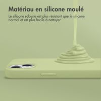Accezz Coque Liquid Silicone Samsung Galaxy A15 (5G/4G) - Vert