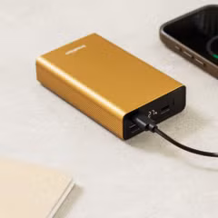imoshion Ultra Series Aluminium Batterie externe 20.000 mAh - Charge rapide jusqu'à 33 watts - Gold