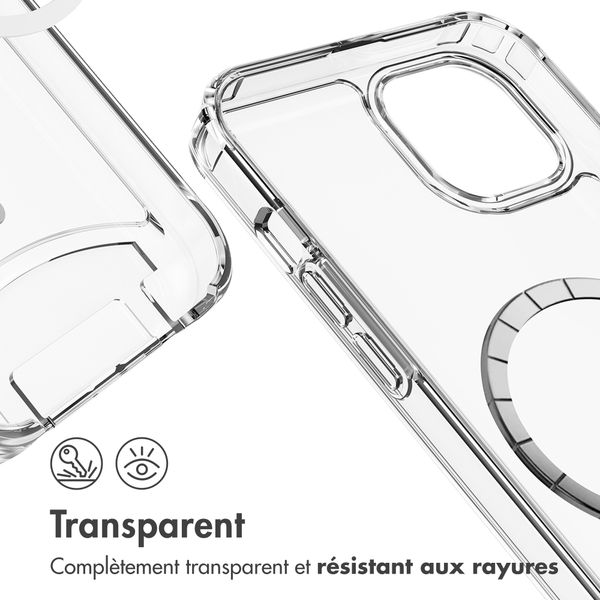 imoshion Coque MagSafe avec cordon amovible Apple iPhone 15 - Transparent