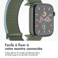 imoshion Bracelet en nylon Apple Watch | 44/45/46/49 mm - Dark Olive