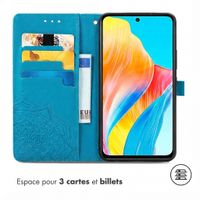 imoshion Etui de télephone Mandala Oppo A98 - Turquoise