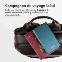 imoshion Ultra Series Aluminium Batterie externe 20.000 mAh - Charge rapide jusqu'à 33 watts - Petrol Green